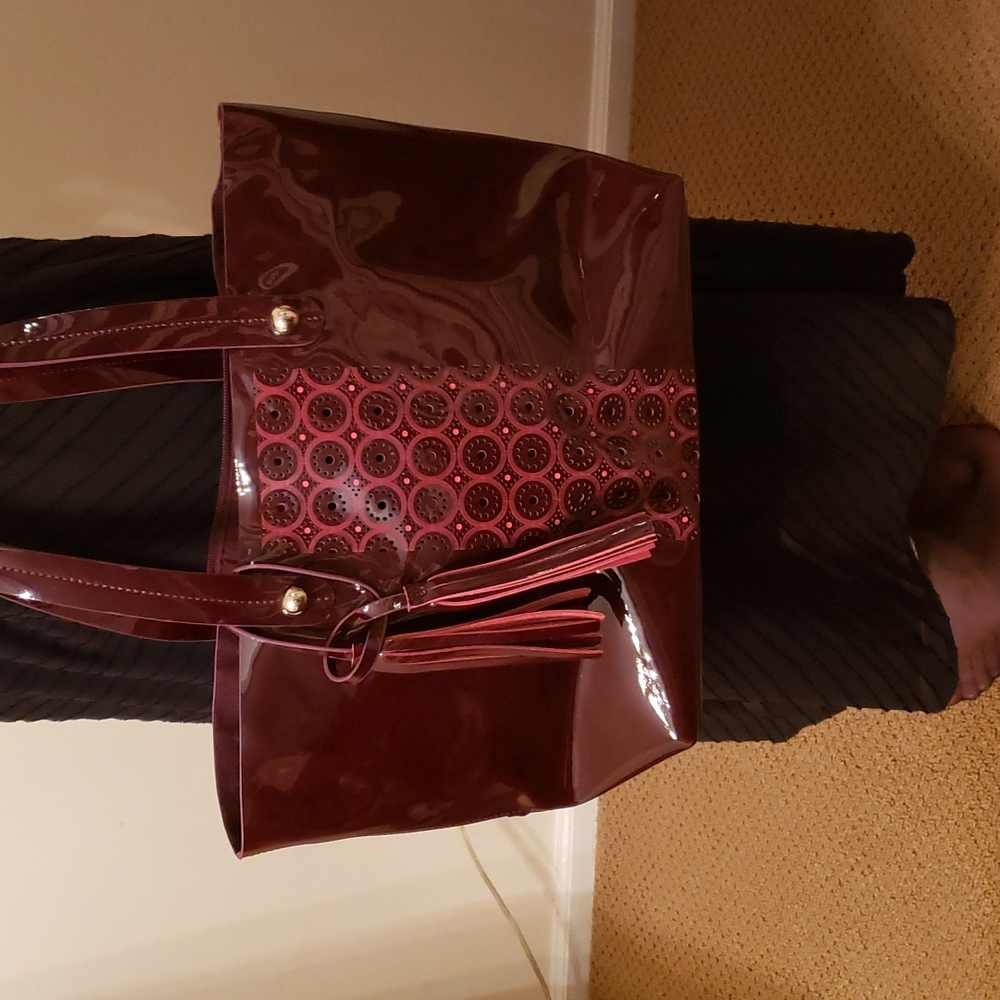 Buco Genuine patent Leather Tote